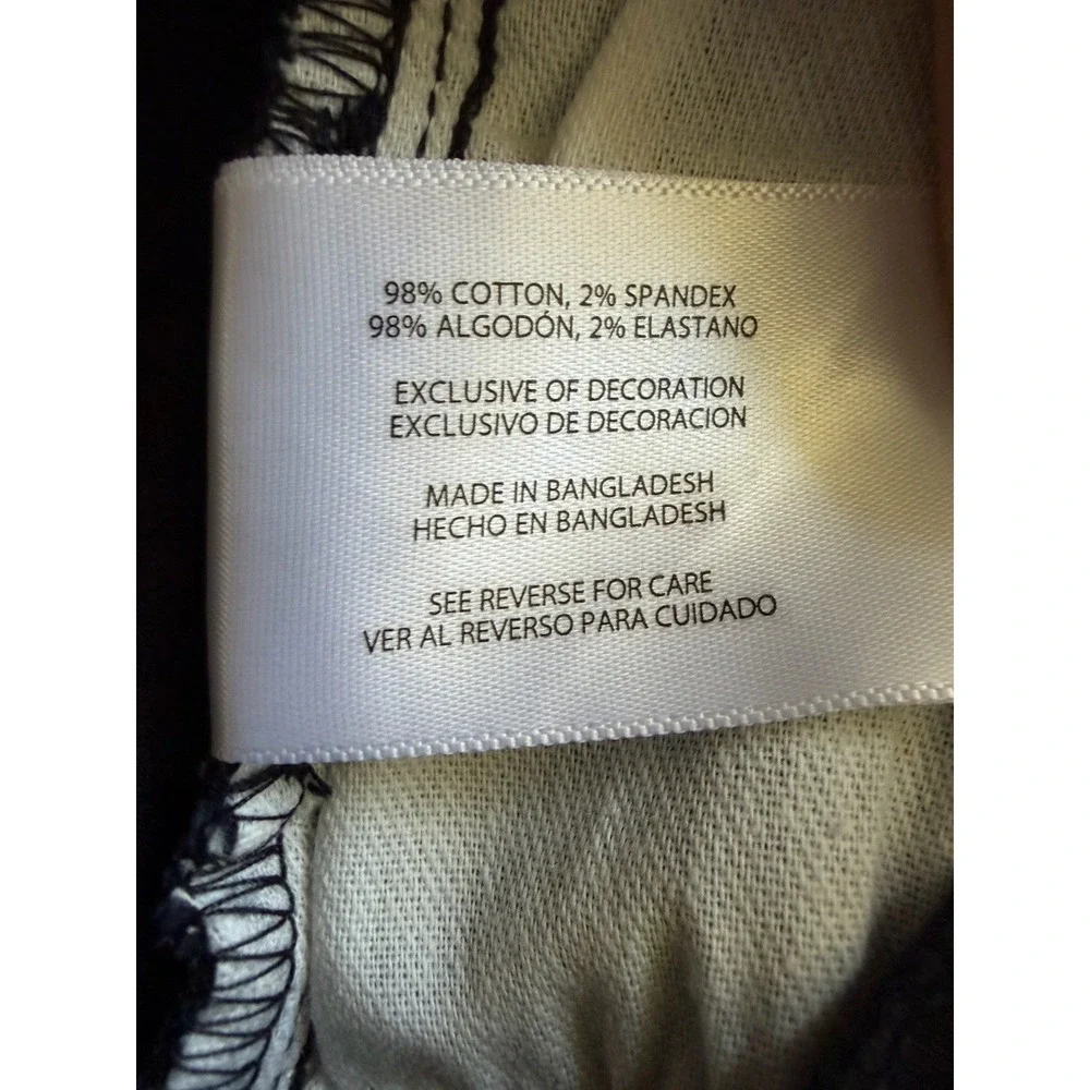 Banana Republic Soft Cotton Blend Casual Black Pants Men Size 40/30 Straight Leg
